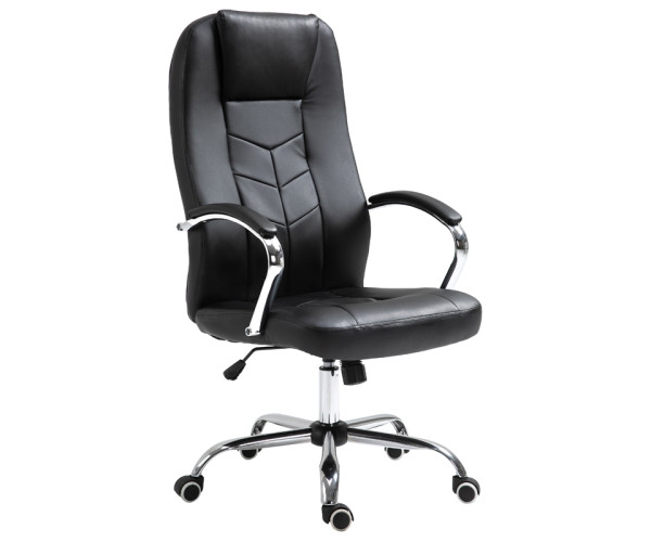 A3250 ΜΑΥΡO PU ΠΟΛΥΘΡΟΝΑ ΓΡΑΦΕΙΟΥ 59Χ63Χ48-118/58-128εκ.